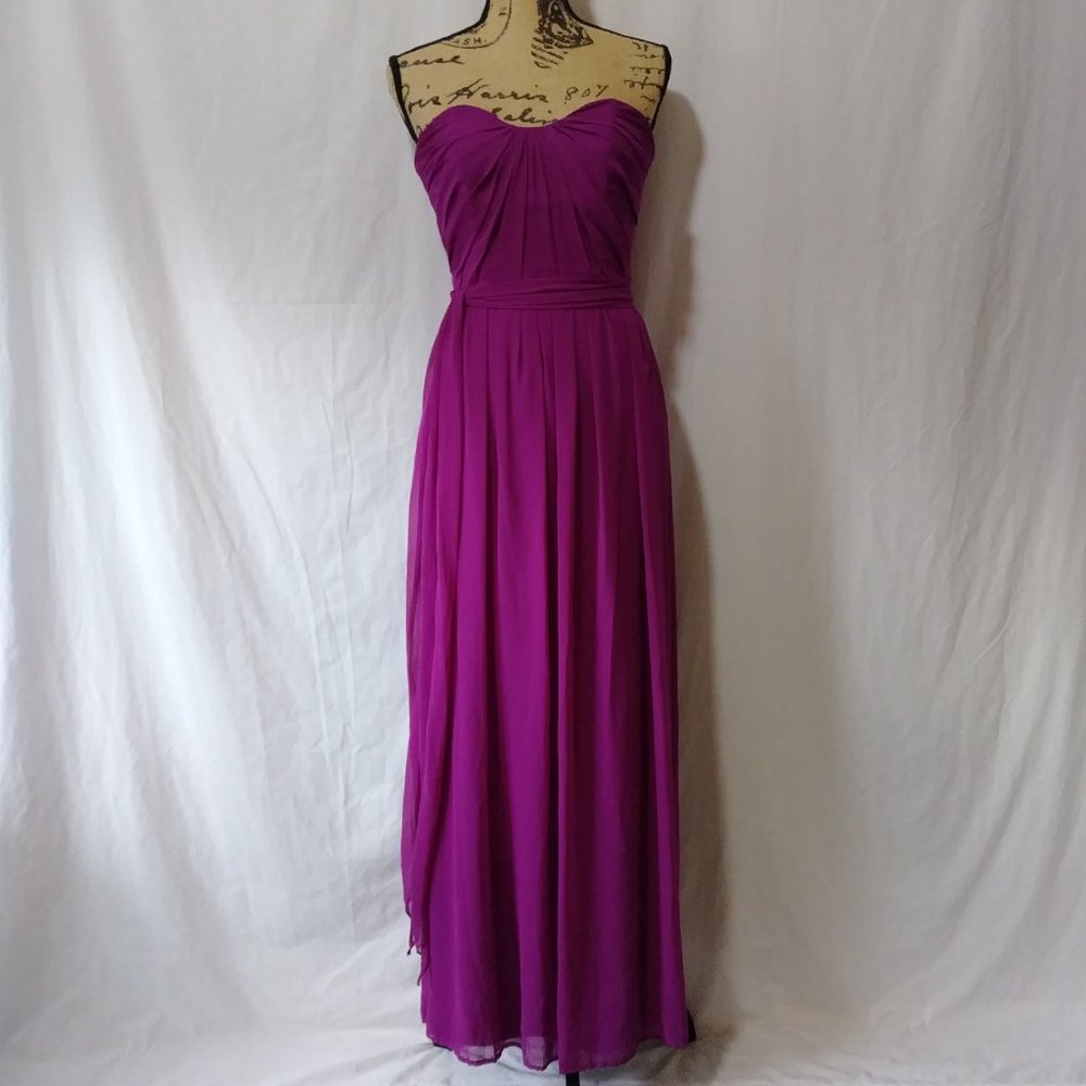 After Six Formal Bridesmaid Dress Persian Plum Size 2 - Picture 2 of 11